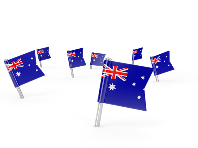 Square flag pins. Download flag icon of Australia at PNG format