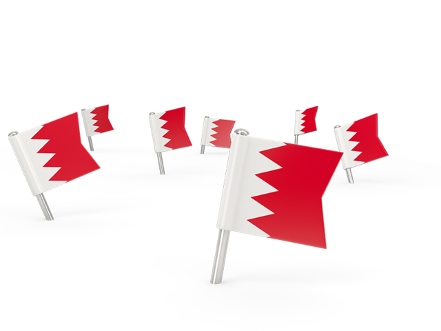 Square flag pins. Download flag icon of Bahrain at PNG format