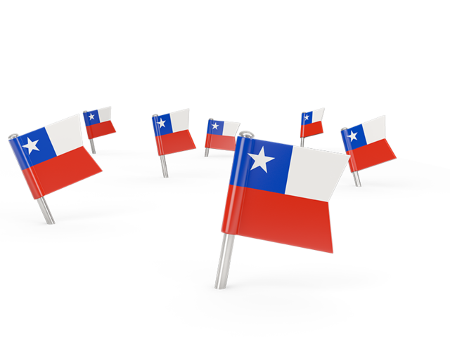 Square flag pins. Download flag icon of Chile at PNG format