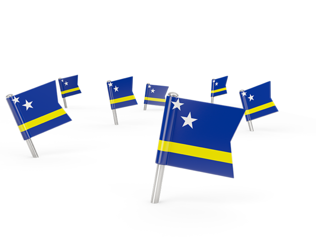 Square flag pins. Download flag icon of Curacao at PNG format
