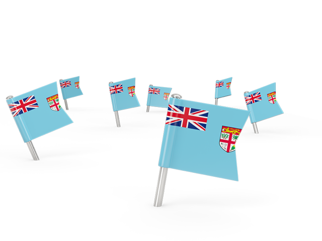 Square flag pins. Download flag icon of Fiji at PNG format