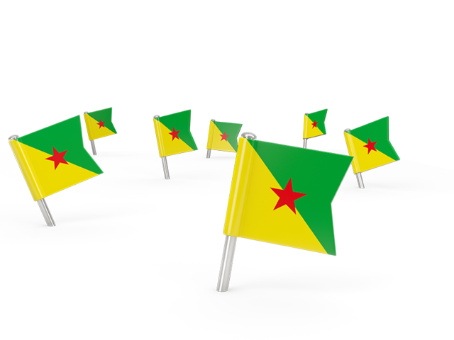 Square flag pins. Download flag icon of French Guiana at PNG format