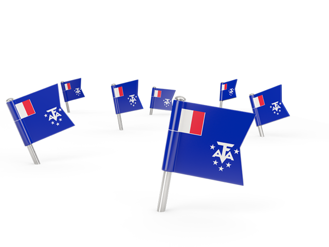 Square flag pins. Download flag icon of French Southern and Antarctic Lands at PNG format