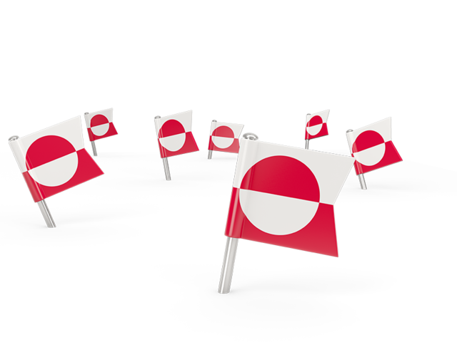 Square flag pins. Download flag icon of Greenland at PNG format