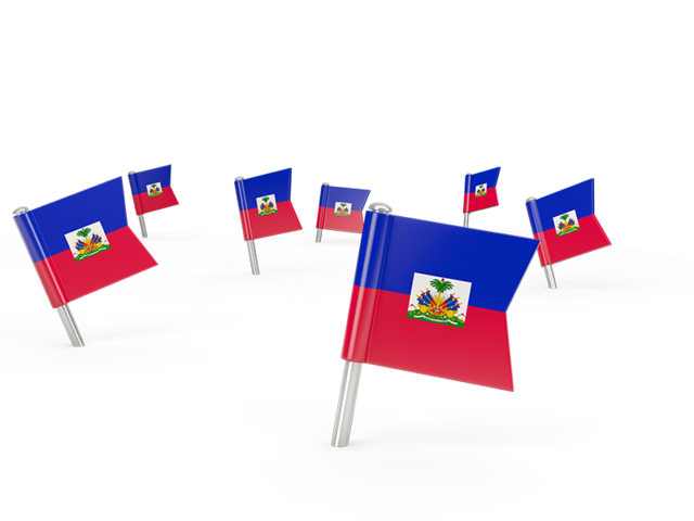 Square flag pins. Download flag icon of Haiti at PNG format