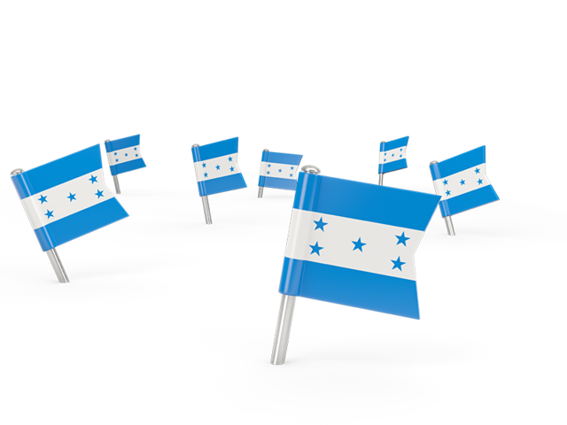 Square flag pins. Download flag icon of Honduras at PNG format