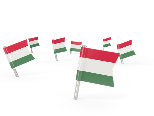 Square flag pins. Download flag icon of Hungary at PNG format