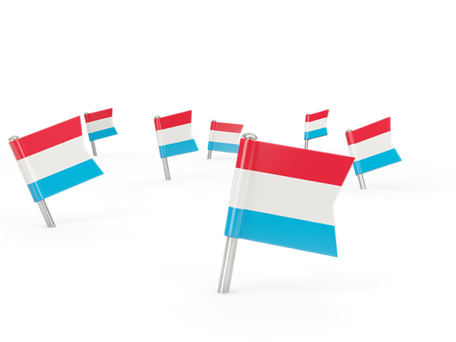 Square flag pins. Download flag icon of Luxembourg at PNG format