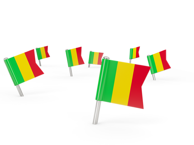 Square flag pins. Download flag icon of Mali at PNG format