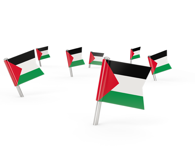 Square flag pins. Download flag icon of Palestinian territories at PNG format