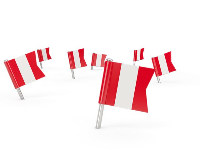 Square flag pins. Download flag icon of Peru at PNG format