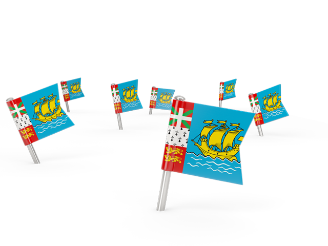 Square flag pins. Download flag icon of Saint Pierre and Miquelon at PNG format