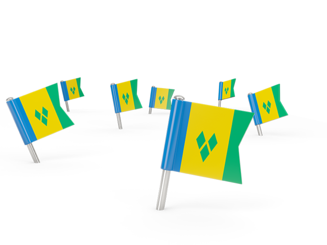 Square flag pins. Download flag icon of Saint Vincent and the Grenadines at PNG format