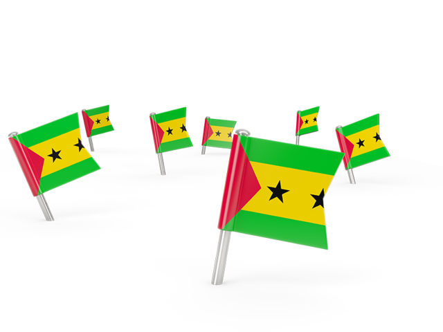 Square flag pins. Download flag icon of Sao Tome and Principe at PNG format