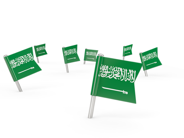 Square flag pins. Download flag icon of Saudi Arabia at PNG format