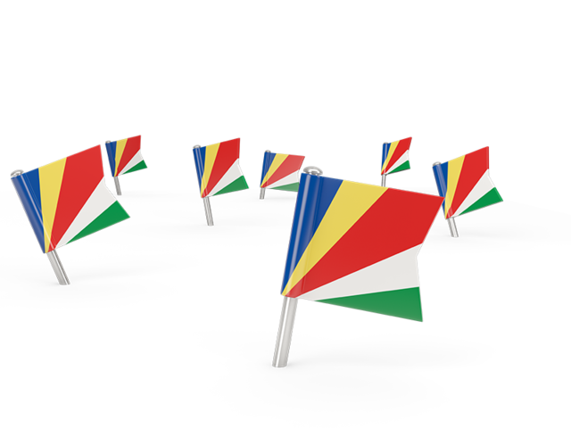 Square flag pins. Download flag icon of Seychelles at PNG format