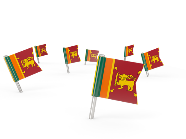 Square flag pins. Download flag icon of Sri Lanka at PNG format