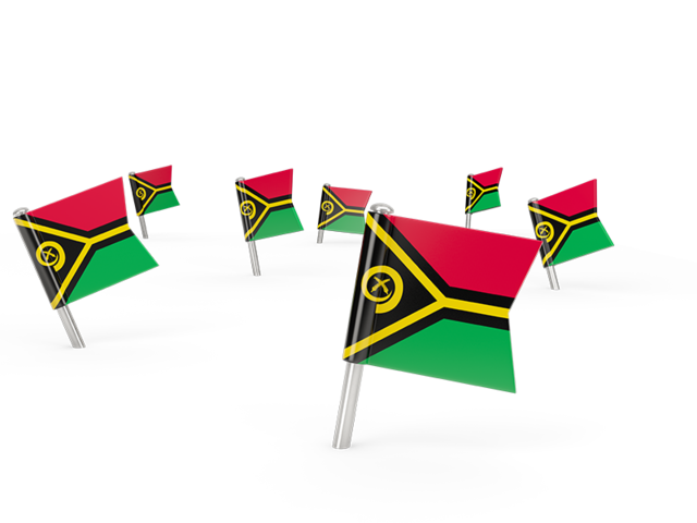 Square flag pins. Download flag icon of Vanuatu at PNG format