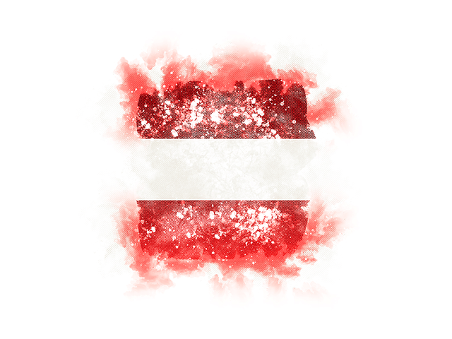 Square grunge flag. Download flag icon of Austria at PNG format