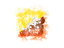 Bhutan. Square grunge flag. Download icon.