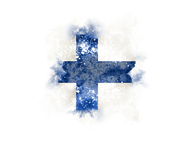 Square grunge flag. Download flag icon of Finland at PNG format