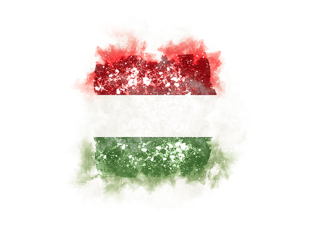 Square grunge flag. Download flag icon of Hungary at PNG format