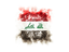 Республика Ирак. Квадратный флаг в стиле гранж. Скачать иллюстрацию.