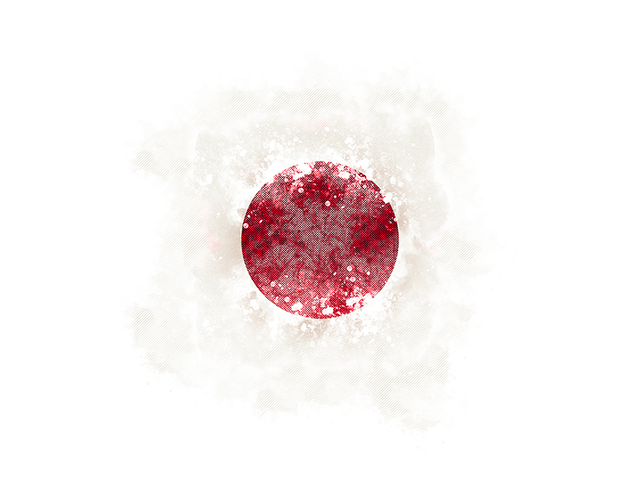 Square grunge flag. Download flag icon of Japan at PNG format