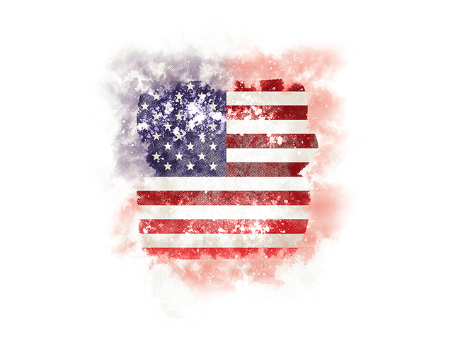 Square grunge flag. Download flag icon of United States of America at PNG format