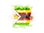 Zimbabwe. Square grunge flag. Download icon.