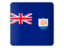 Anguilla. Square icon. Download icon.