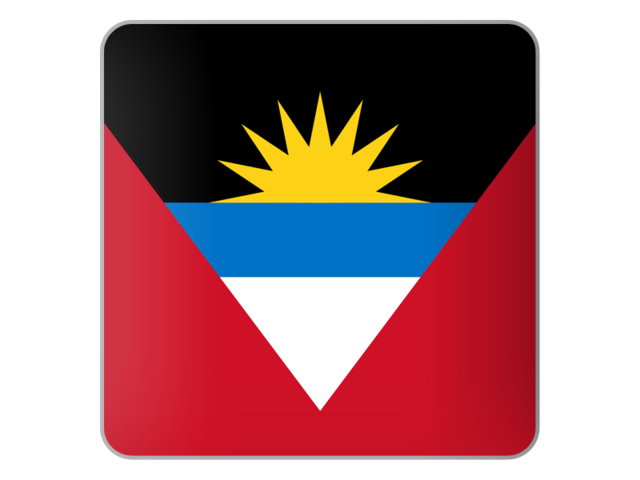 Square icon. Download flag icon of Antigua and Barbuda at PNG format