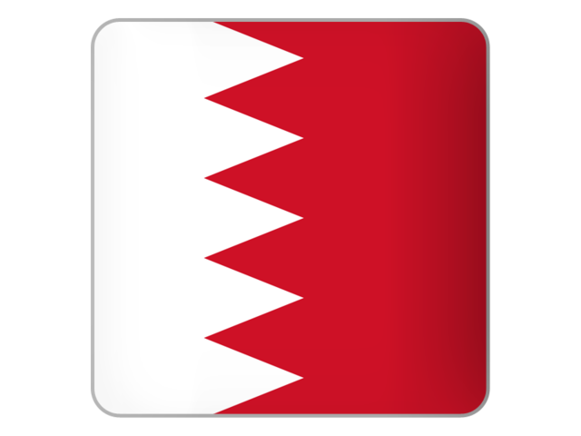 Square icon. Download flag icon of Bahrain at PNG format