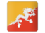 Bhutan. Square icon. Download icon.