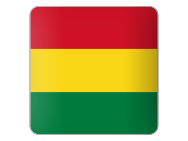 Square icon. Download flag icon of Bolivia at PNG format