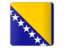 Bosnia and Herzegovina. Square icon. Download icon.