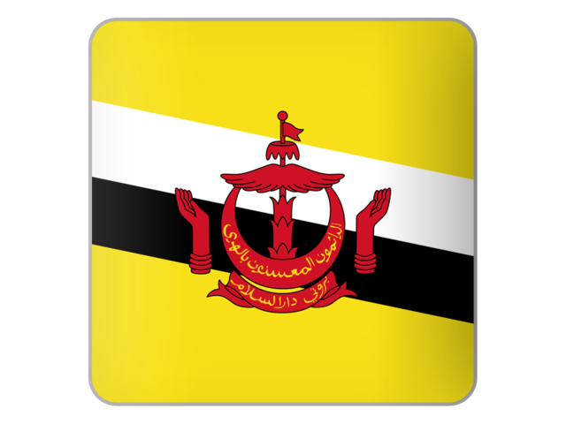 Square icon. Download flag icon of Brunei at PNG format