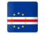 Cape Verde. Square icon. Download icon.