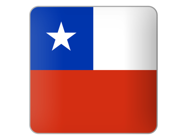 Square icon. Download flag icon of Chile at PNG format