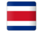 Costa Rica. Square icon. Download icon.