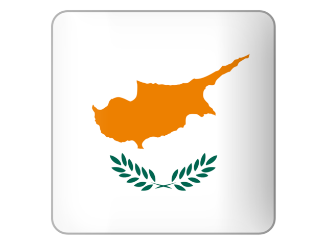Square icon. Download flag icon of Cyprus at PNG format