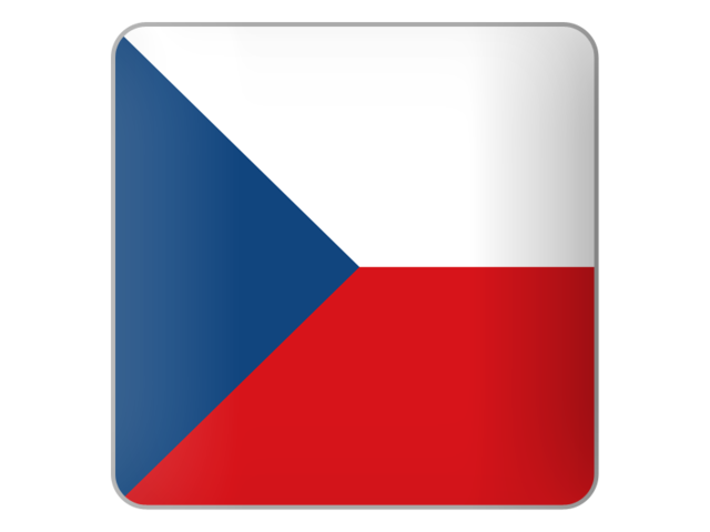Square icon. Download flag icon of Czech Republic at PNG format