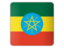 Ethiopia. Square icon. Download icon.