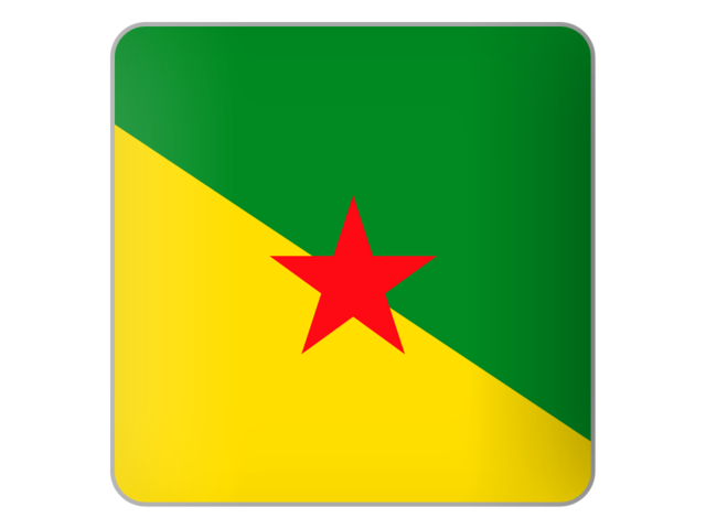 Square icon. Download flag icon of French Guiana at PNG format