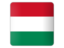 Hungary. Square icon. Download icon.