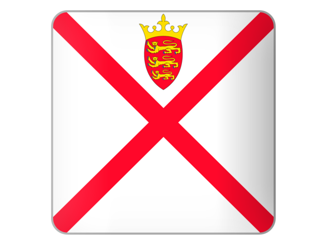Square icon. Download flag icon of Jersey at PNG format