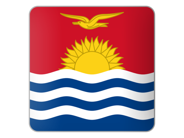 Square icon. Download flag icon of Kiribati at PNG format