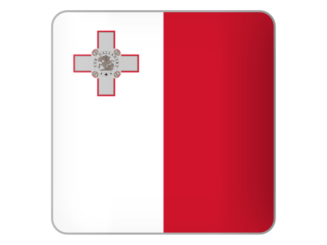 Square icon. Download flag icon of Malta at PNG format