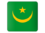 Mauritania. Square icon. Download icon.