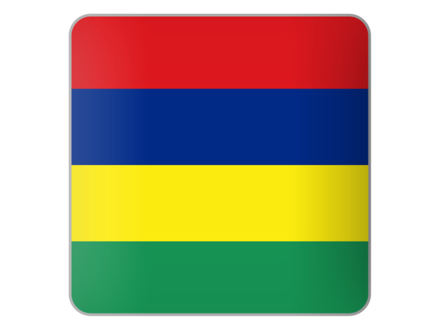 Square icon. Download flag icon of Mauritius at PNG format